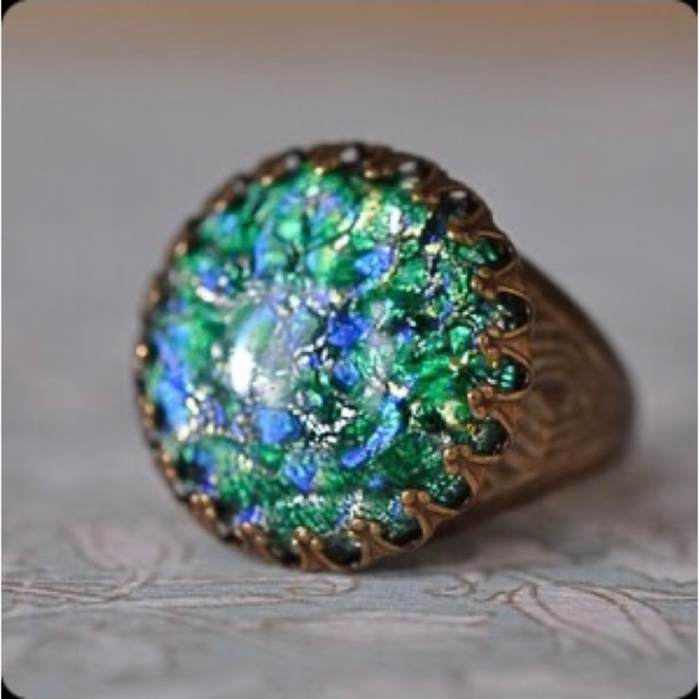 Emerald Forest Adjustable Ring